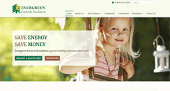 Desktop Screenshot of evergreenfoam.com