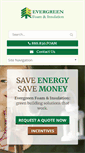 Mobile Screenshot of evergreenfoam.com